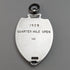1928 British Vintage Sterling Silver Shield Fob in Fattorini & Sons Case